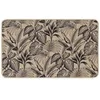 Image de Douceur d'interieur - Tapis antidérapant imprimé jungle STYLIS - 45 x 75 cm - Noir et marron - Stylis