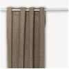 Image de - Rideau effet bouclette isolant et occultant SOANA - 140 x 260 cm - Taupe - Soana