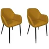 Image de - Lot de 2 fauteuils ATOME - Jaune - Atome