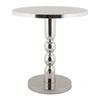 Image de - Table d'appoint en aluminium chromé ORION - Argent - Orion