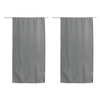 Image de - Vitrage occultant REGLISSE - 60 x 120 cm - Gris clair - Reglisse