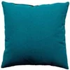 Image de - Coussin déhoussable en coton PANAMA - 60 x 60 cm - Bleu canard - Panama