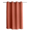 Image de - Rideau uni à 8 oillets BASIC - 140 x 180 cm - Terracotta - BASIC