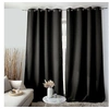 Image de - Rideau occultant grande hauteur REGLISSE - 140 x 280 cm - Noir - REGLISSE