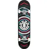 Image de Skateboard Complet Element Hatched Rouge (7.75" - Noir)