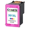 Image de COMETE - 301XL - 1 Cartouche d'encre Compatible HP 301 XL - 1 Couleur - Marque française