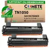 Image de COMETE - TN1050 - 2 Toners Compatibles Laser Brother - Noir - Marque française