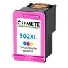 Image de COMETE - 302XL - 1 Cartouche d'encre Compatible HP 302XL - Couleur - Marque française