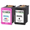 Image de COMETE - 302XL - 2 Cartouches d'encre Compatibles HP - Couleur/Noir - Marque française