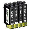 Image de COMETE - 603XL - 4 Cartouches d'encre Compatibles Epson 603 XL - Noir - Marque française
