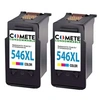 Image de COMETE - 546XL - Pack de 2 de Cartouches d'encre Compatibles avec Canon - Couleur - Marque française