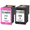 Image de COMETE - 302 - 2 Cartouches d'Encre Compatibles pour HP 302 - Noir/Couleur - Marque française