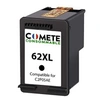Image de COMETE - 62XL - 1 Cartouche d'encre Compatible pour HP 62/62XL- Noir - Marque française