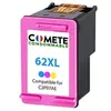 Image de COMETE - 62XL - 1 Cartouche d'encre Compatible pour HP 62 XL - 1 Couleur - Marque française