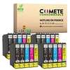 Image de COMETE - T0715 - 20 Cartouches d'encre compatibles avec EPSON T0715XL - 8 Noir + 4 Cyan + 4 Magenta + 4 Jaune - Marque Française