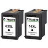 Image de COMETE- 62XL - 2 Cartouches d'encre compatibles avec HP 62 XL - Noir - Marque française