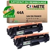 Image de COMETE - 44A - 2 Toners Compatibles avec HP 44A - Noir - Marque française