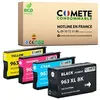 Image de COMETE - 963XL - 4 Cartouches d'encre compatible avec HP 963 XL pour HP Officejet PRO - Marque Française