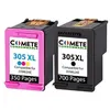Image de COMETE - 305XL - 2 Cartouches d'encre Compatible avec HP 305 ou 305XL - Marque française