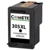 Image de COMETE - 305XL - 1 Cartouche d'encre Compatible avec HP 305 ou 305XL - Noir- Marque française