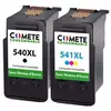 Image de COMETE - 540XL 541XL - 2 Cartouches d'encre Compatibles avec Canon - Marque française