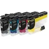 Image de COMETE - LC424 - 4 Cartouches d'encre Compatible avec Brother - Noir/Couleur