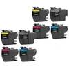 Image de COMETE - LC3213XL - 8 Cartouches d'encre Compatible avec Brother LC3213 - Marque française