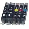Image de COMETE - CLI8 - 5 Cartouches d'encre Compatible Imprimantes Canon Pixma - Marque française