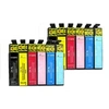 Image de COMETE - 24XL - 12 Cartouches d'encre Compatible Epson 24XL-Noir/Couleur-Marque française