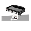 Image de Plancha gaz à poser 3 brûleurs Solia 300 - + Chariot plancha en métal Salvia