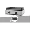 Image de Plancha gaz Modern 60 inox avec housse - FORGE ADOUR