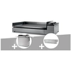 Image de Plancha gaz Premium 75 inox avec chariot et couvercle -