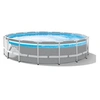 Image de Kit piscine tubulaire Prism Frame Clearview ronde 4,88 x 1,22 m + Bâche à bulles + Kit d'entretien