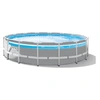 Image de Kit piscine tubulaire Prism Frame Clearview ronde 4,88 x 1,22 m + Bâche à bulles
