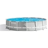 Image de Kit piscine tubulaire Prism Frame ronde 4,57 x 1,07 m + 6 cartouches de filtration + Aspirateur