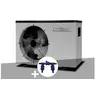Image de Pompe à chaleur 7 kW Full Inverter Aqua Premium + Kit by-pass Ø 32/38/50 mm -