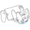 Image de Triple chargeur pour console Playstation Portal et manettes DualSense PS5 Blanc