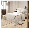 Image de Housse de couette double gaze de coton pampa 200x200 cm