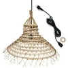 Image de Suspension GAIA Extérieure Palmier Dattier Beige D60cm