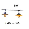 Image de Guirlande connectable VINTY 10 ampoules E27 6M