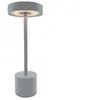 Image de Lampe de table sans fil ROBY Gris clair H30cm