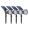 Image de 4 Spots solaires projecteurs SPIKY Blanc froid 100LM
