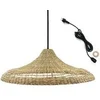 Image de Suspension Extérieure Herbe Marine Beige D70cm Câble 5m