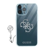 Image de Coque iPhone 12 Pro Max Bi-matière 4G Charms Transparent Logo argent