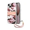 Image de Coque Camo avec lanière nylon pour iPhone 13 - Rose