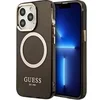 Image de Coque pour iPhone 13 Pro Max Série Gold Outline Compatible MagSafe Noir