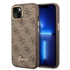 Image de Coque en PU et polycarbonate arrière pour iPhone 14 Plus - marron