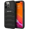 Image de Coque pour iPhone 14 Pro Max Antichoc Debossed Lines Mercedes AMG Noir