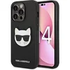 Image de Coque pour iPhone 14 Pro - Saffiano (KLHCP14LSAPCHCHK) - Tête de Choupette
