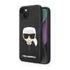 Image de Coque Silicone Karl's Head pour iPhone 14 Plus - Noire